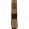 Ekena Millwork Alberta Rough Sawn Timber Gable Bracket, Western Red Cedar, 48"W x 30"H x 6"D x 6"F, 15/12 Pitch GBW048X30X0606ALB00RWR - alternate 4